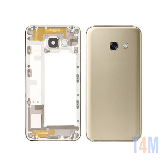 TAMPA COM CHASSI TRASEIRA SAMSUNG GALAXY A5 / SM-A500F DOURADO